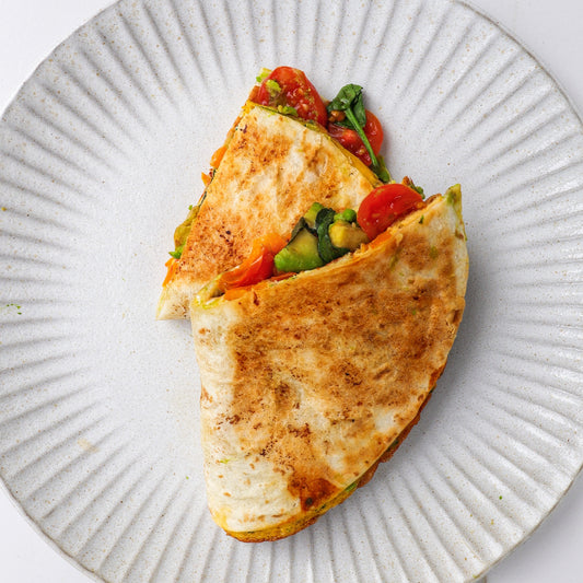 Veggie Omelette Quesadilla