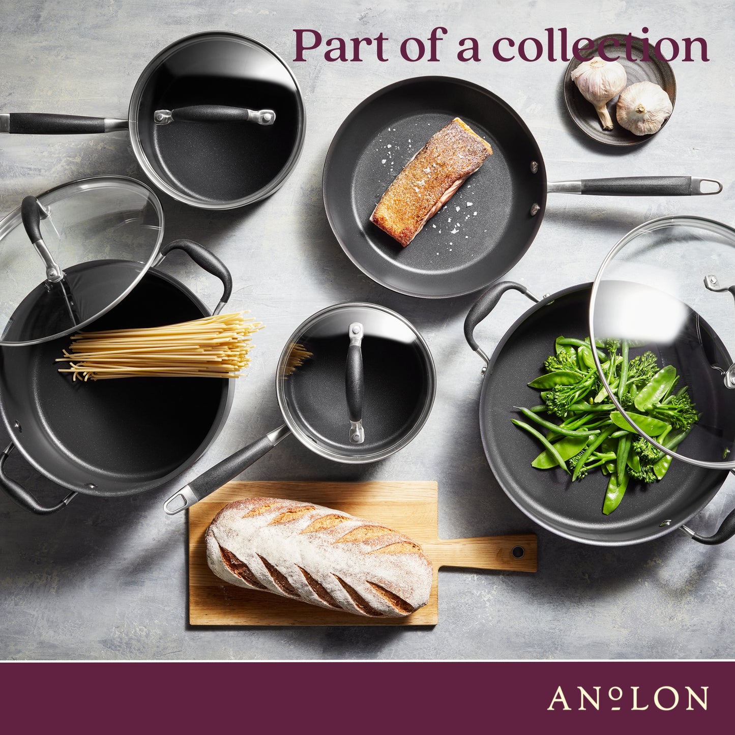 Anolon Advanced+ Nonstick Induction Milkpan 14cm/0.9L