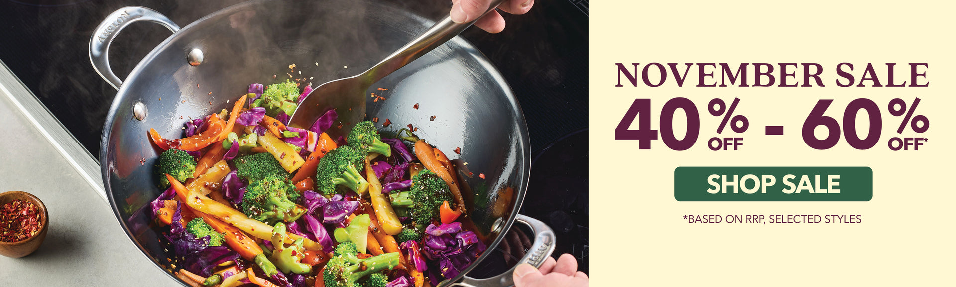 Spring Sale : 40% - 60% Off*