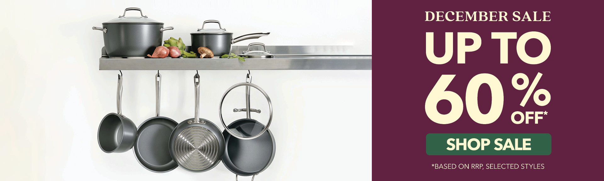 DECEMBER SALE: UP TO 60% OFF*