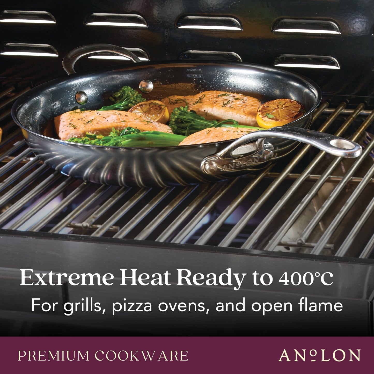Anolon N₂ Carbon Steel Induction Skillet 25cm