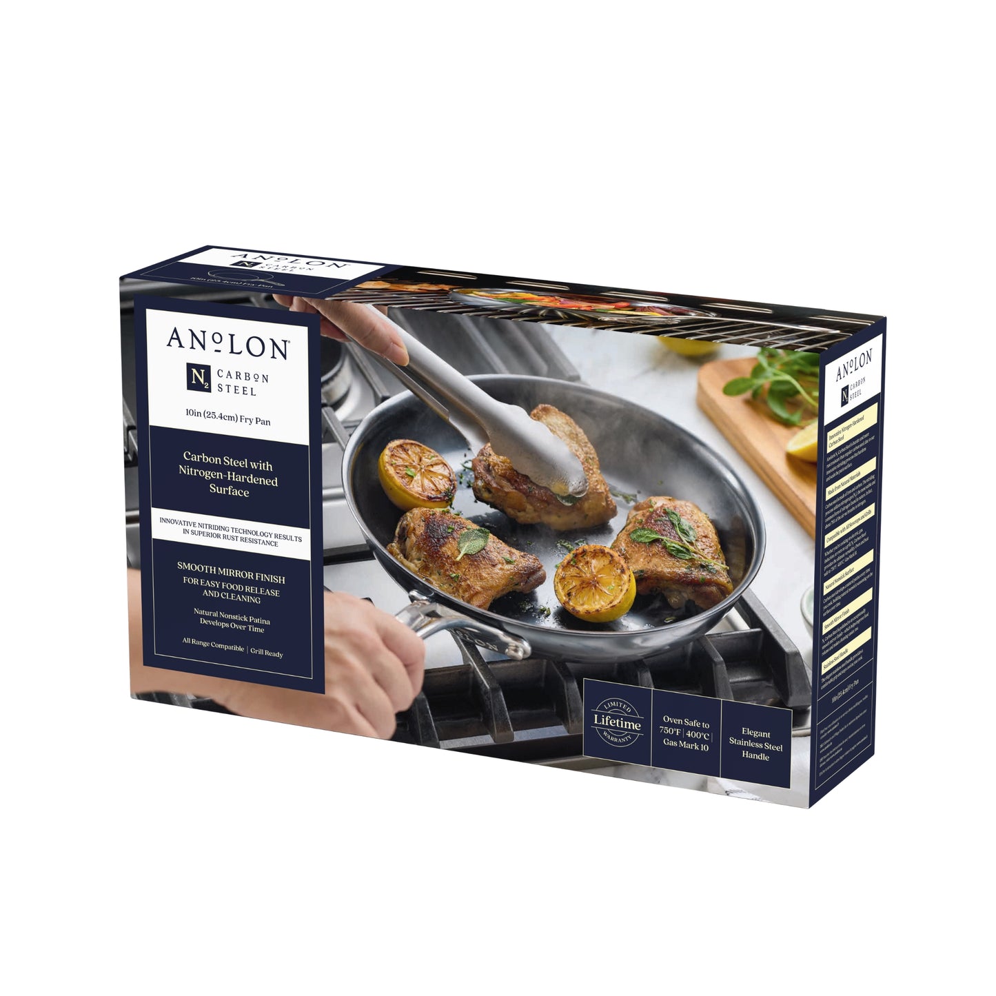 Anolon N₂ Carbon Steel Induction Skillet 25cm