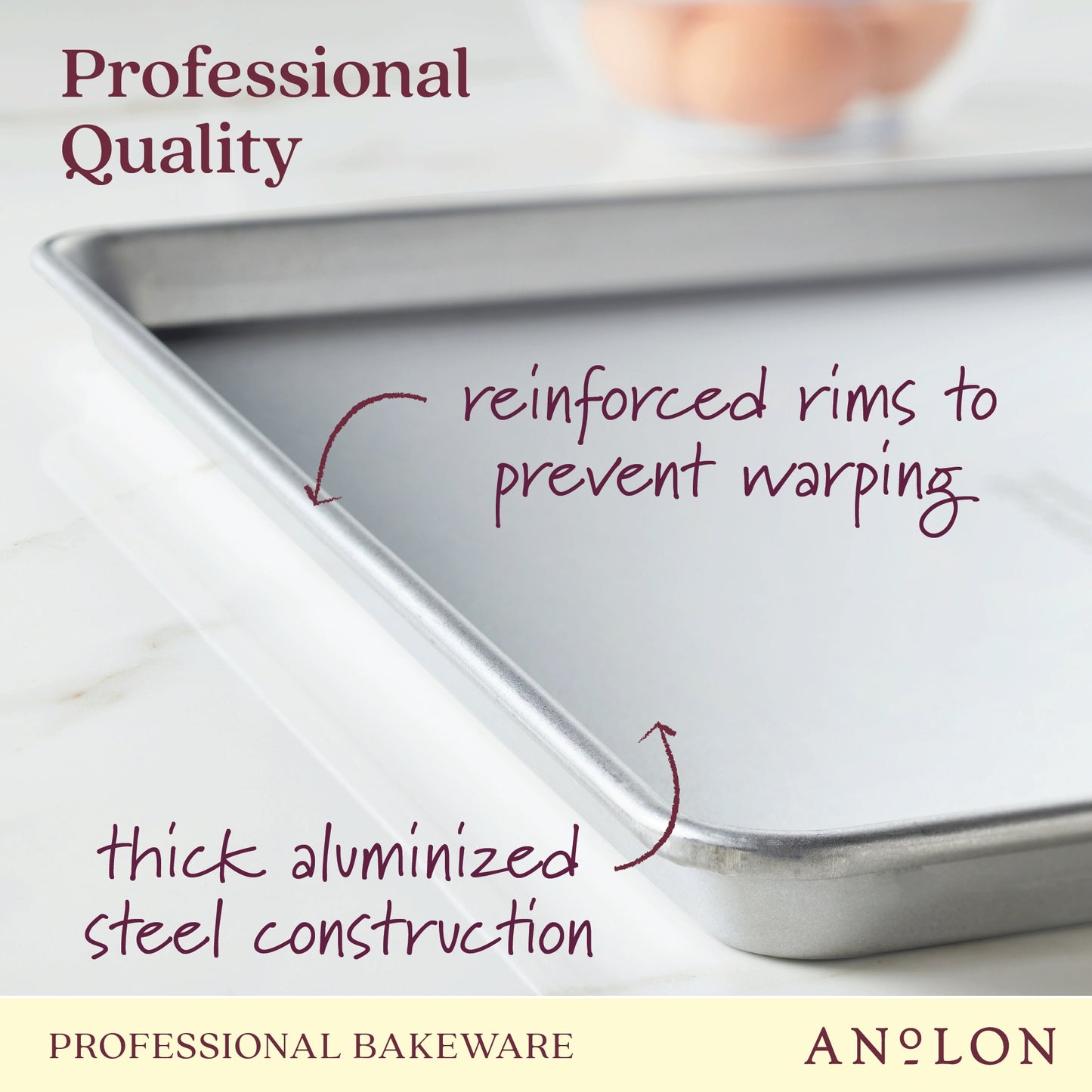 Anolon Pro-Bake 2 Piece Half Sheet Set 33 x 46cm