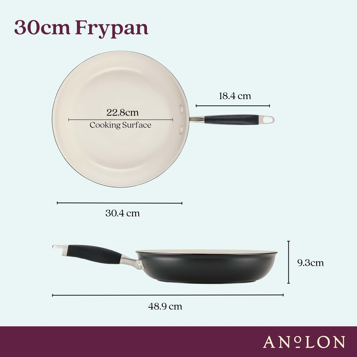 Anolon Advanced Ceramic Nonstick Induction Frypan 30.4cm