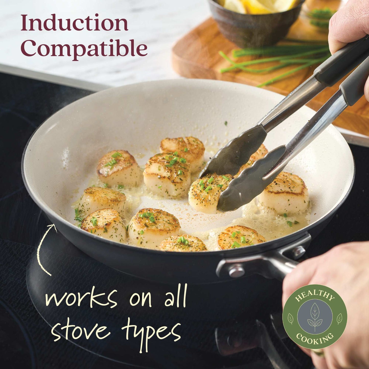 Anolon Advanced Ceramic Nonstick Induction Frypan 30.4cm