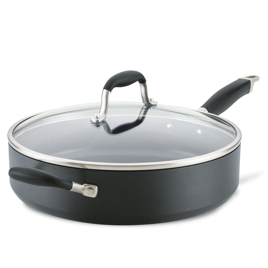 Anolon Advanced Home Nonstick Covered Saute With Helper Handle 30cm Onyx