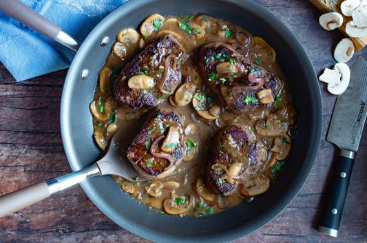 Eye Fillet with Marsala Mushroom Sauce