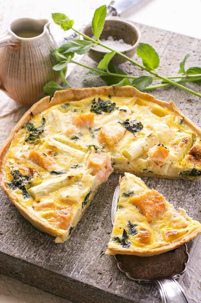 Salmon & Asparagus Mini Quiches