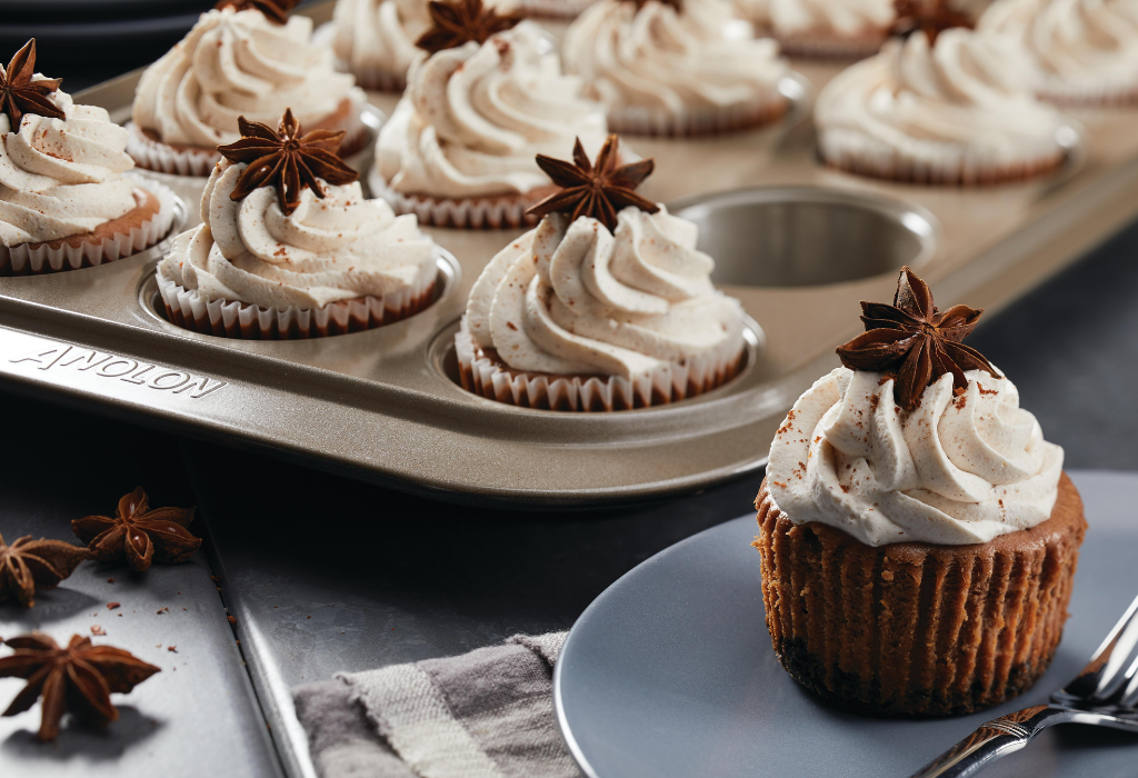 Chocolate Chai Cheesecakes