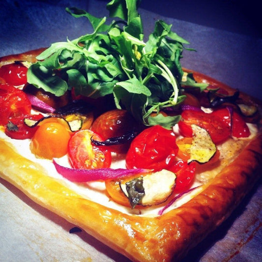 Heirloom Tomato & Goat's Curd Tart