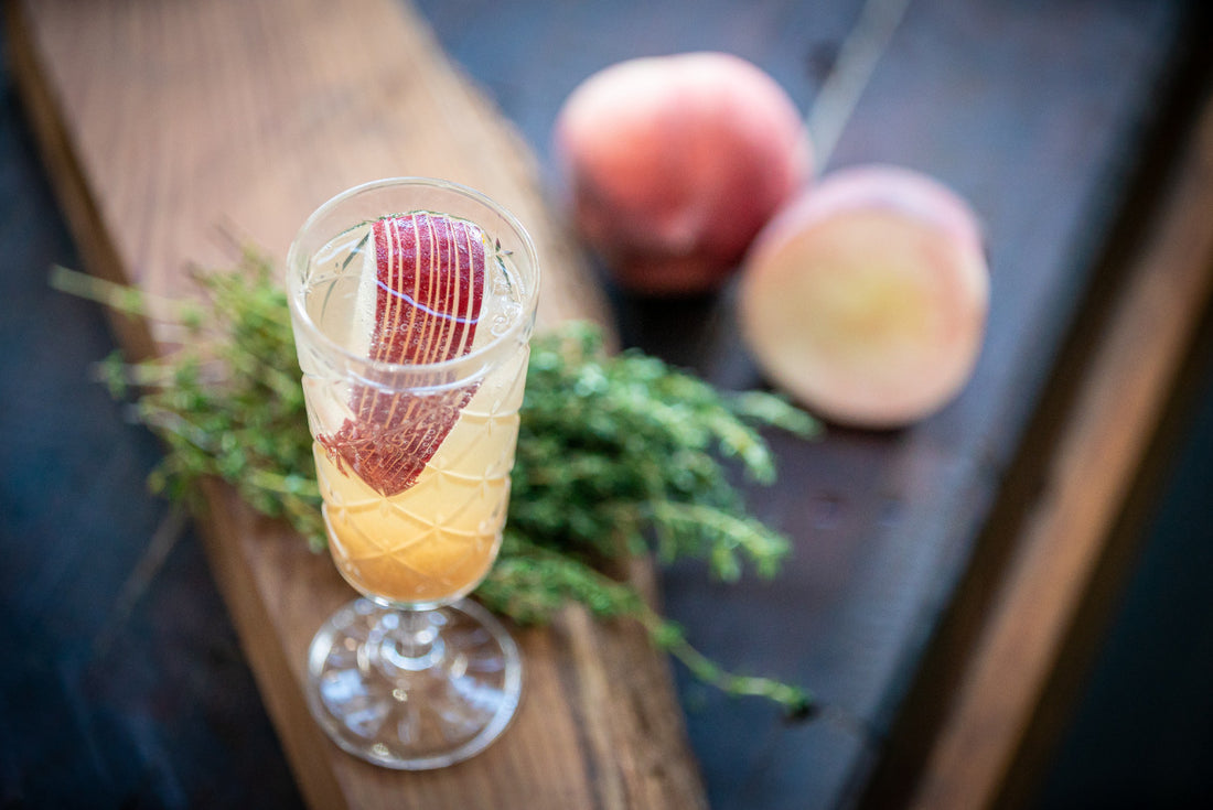 Peach and Thyme Syrup