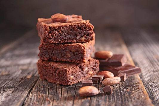 Coconut Oil & Almond Brownies