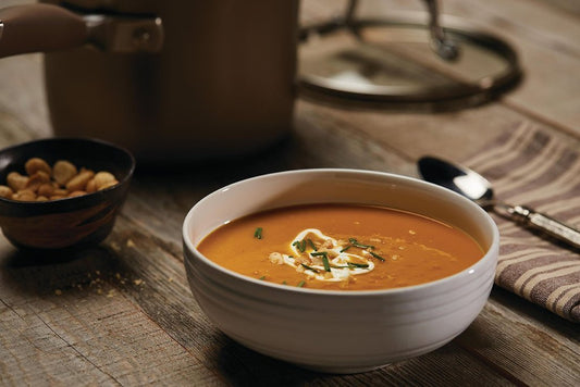 Pumpkin and Toasted Macadamia Soup