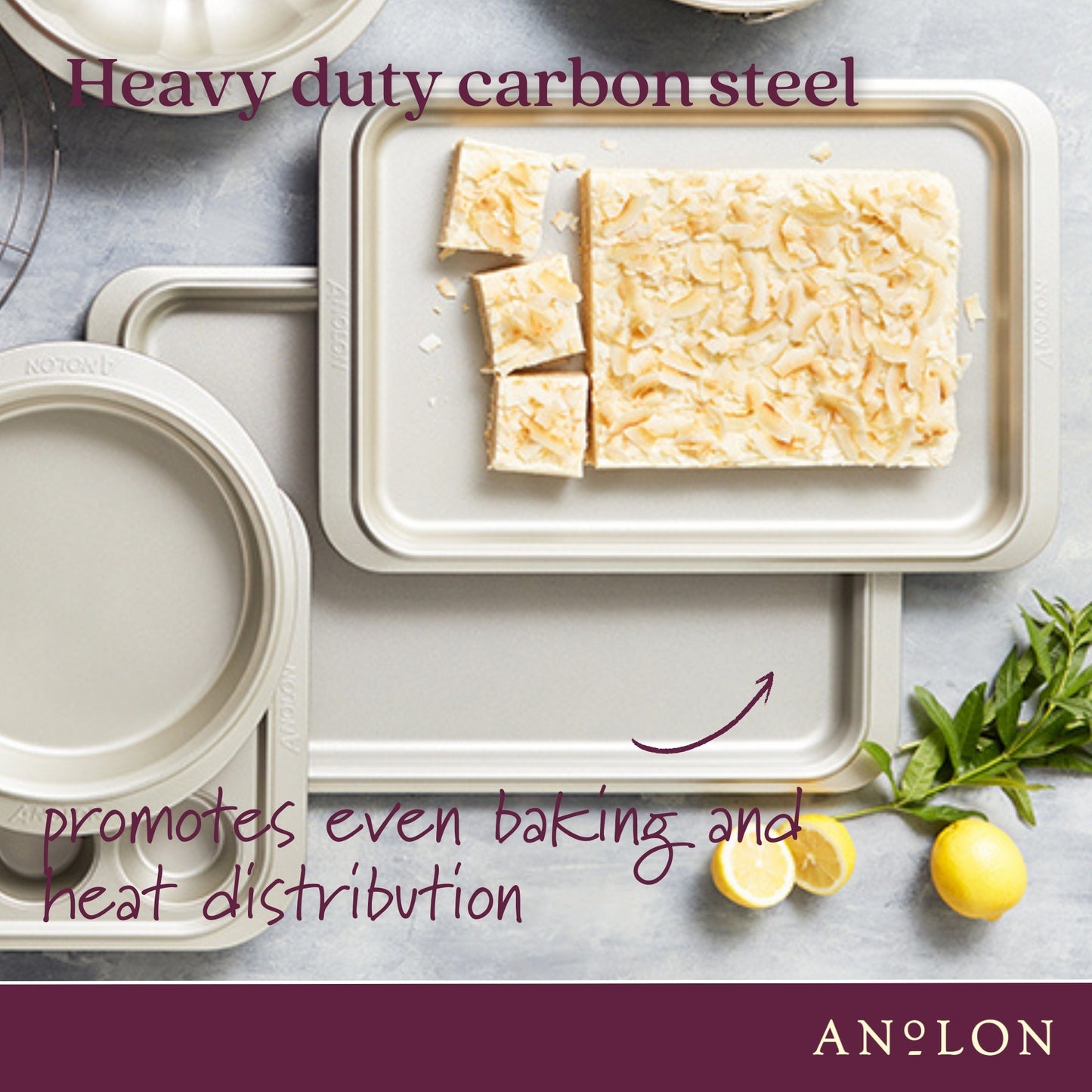 Anolon Ceramic Reinforced Cookie Sheet 28.5cm x 36cm