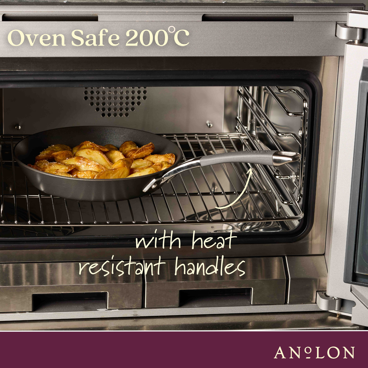 Anolon Endurance+ Nonstick Induction Open French Skillet 34cm