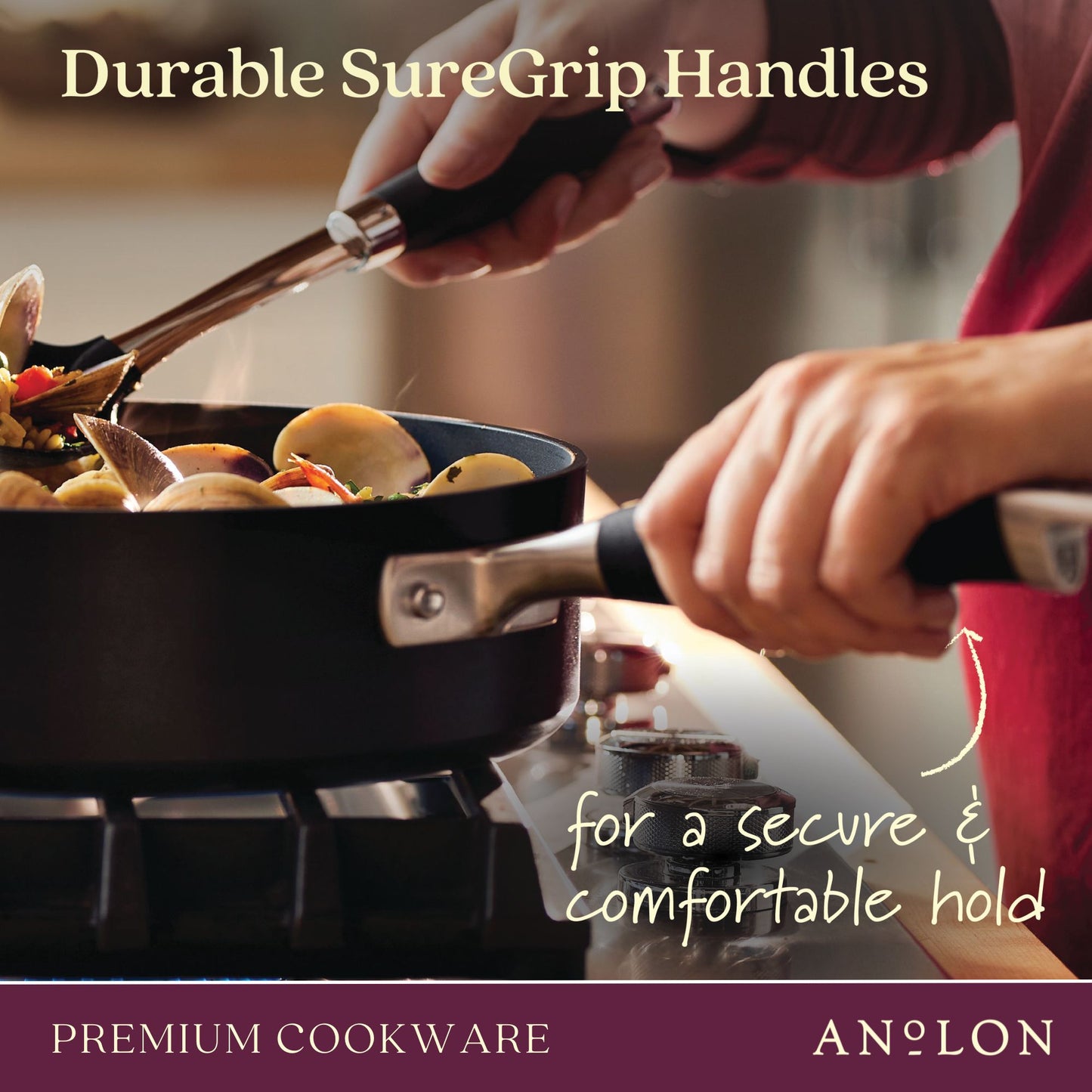 Anolon Advanced Home Covered Ultimate Pan 30cm Onyx