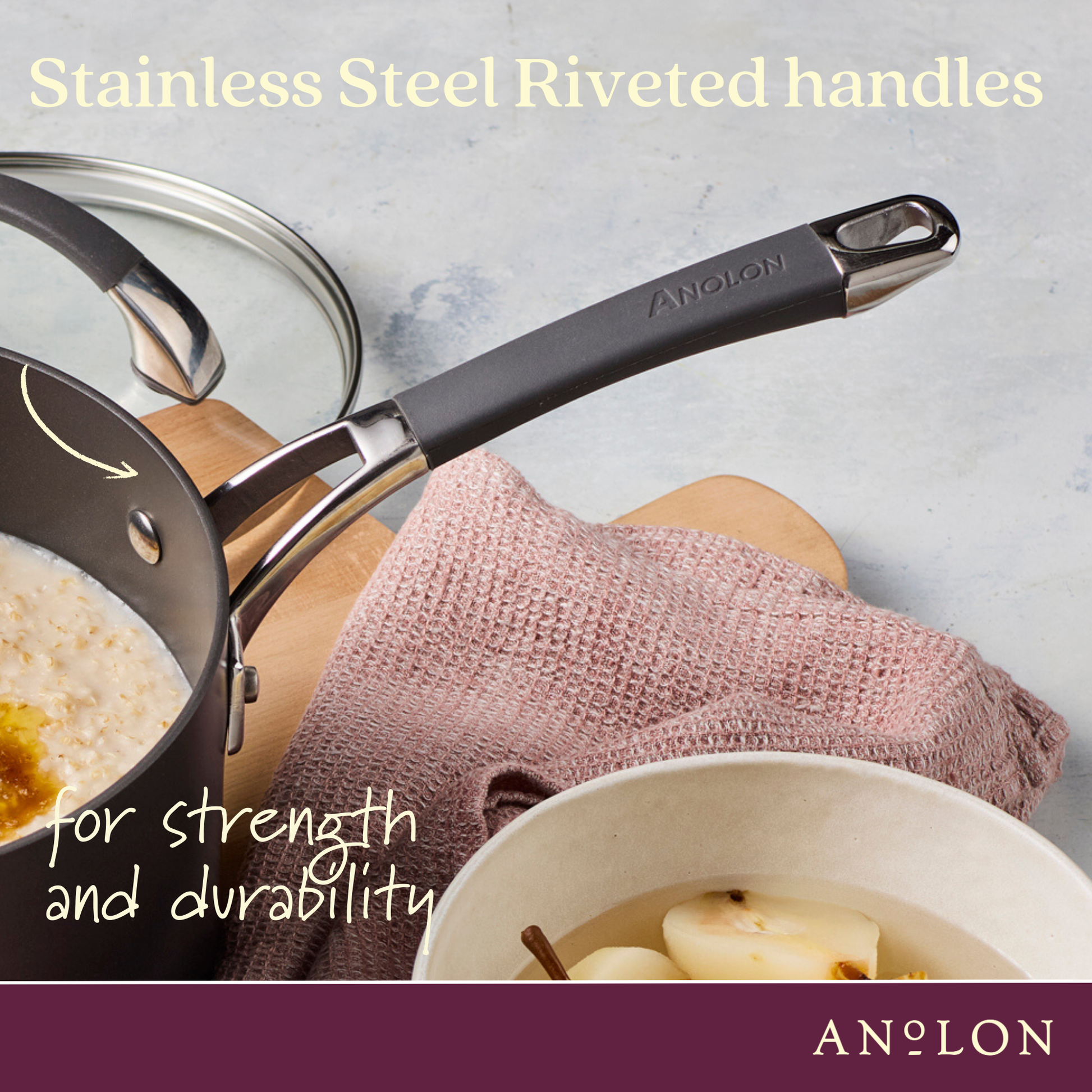 Anolon Endurance+ Nonstick Induction Saucepan 16cm/1.9L Anolon Endurance+ Nonstick Induction Saucepan 16cm/1.9L