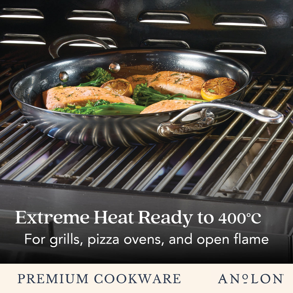 Anolon N₂ Carbon Steel Induction Skillet 30cm