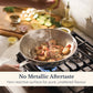 Anolon EverLast Tri-Ply Clad Stainless Steel Induction Open Stir-Fry with Helper Handle 32cm