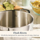 Anolon EverLast Tri-Ply Clad Stainless Steel Induction Covered Stockpot 26cm/7.6L