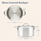 Anolon EverLast Tri-Ply Clad Stainless Steel Induction Covered Stockpot 26cm/7.6L
