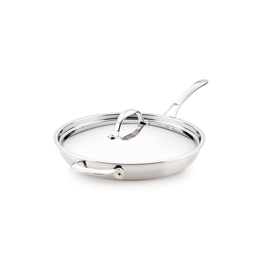 Anolon EverLast Tri-Ply Clad Stainless Steel Induction Covered Frypan with Helper Handle 32cm