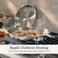 Anolon EverLast Tri-Ply Clad Stainless Steel Induction Frypan Twin Pack 25cm & 32cm