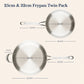Anolon EverLast Tri-Ply Clad Stainless Steel Induction Frypan Twin Pack 25cm & 32cm