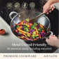 Anolon N₂ Carbon Steel Induction Wok 36cm