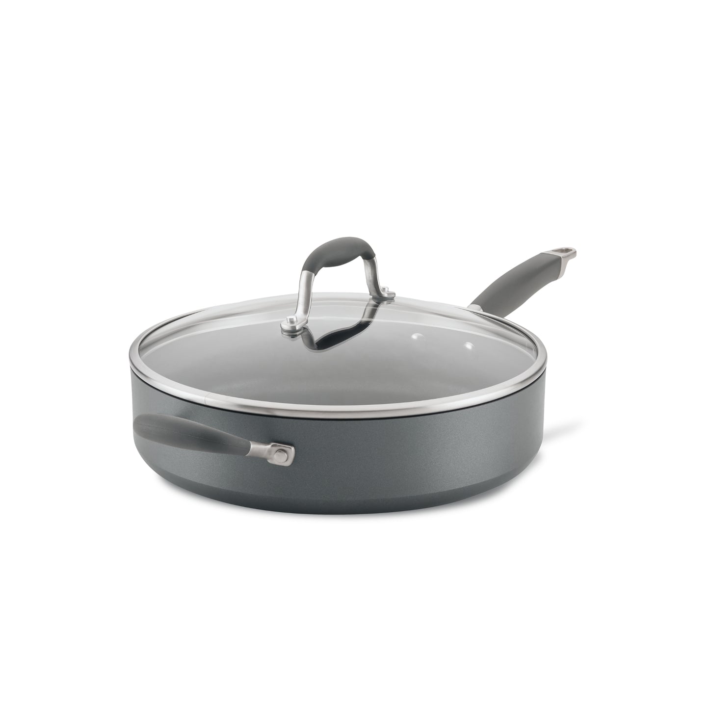 Advanced Home Nonstick Covered Saute with Helper Handle 30cm/4.7L Moonstone