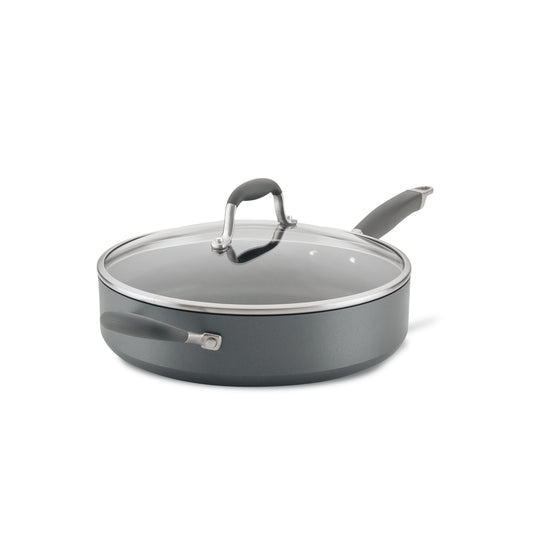 Advanced Home Nonstick Covered Saute with Helper Handle 30cm/4.7L Moonstone