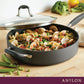 Advanced Home Nonstick Covered Saute with Helper Handle 30cm/4.7L Moonstone