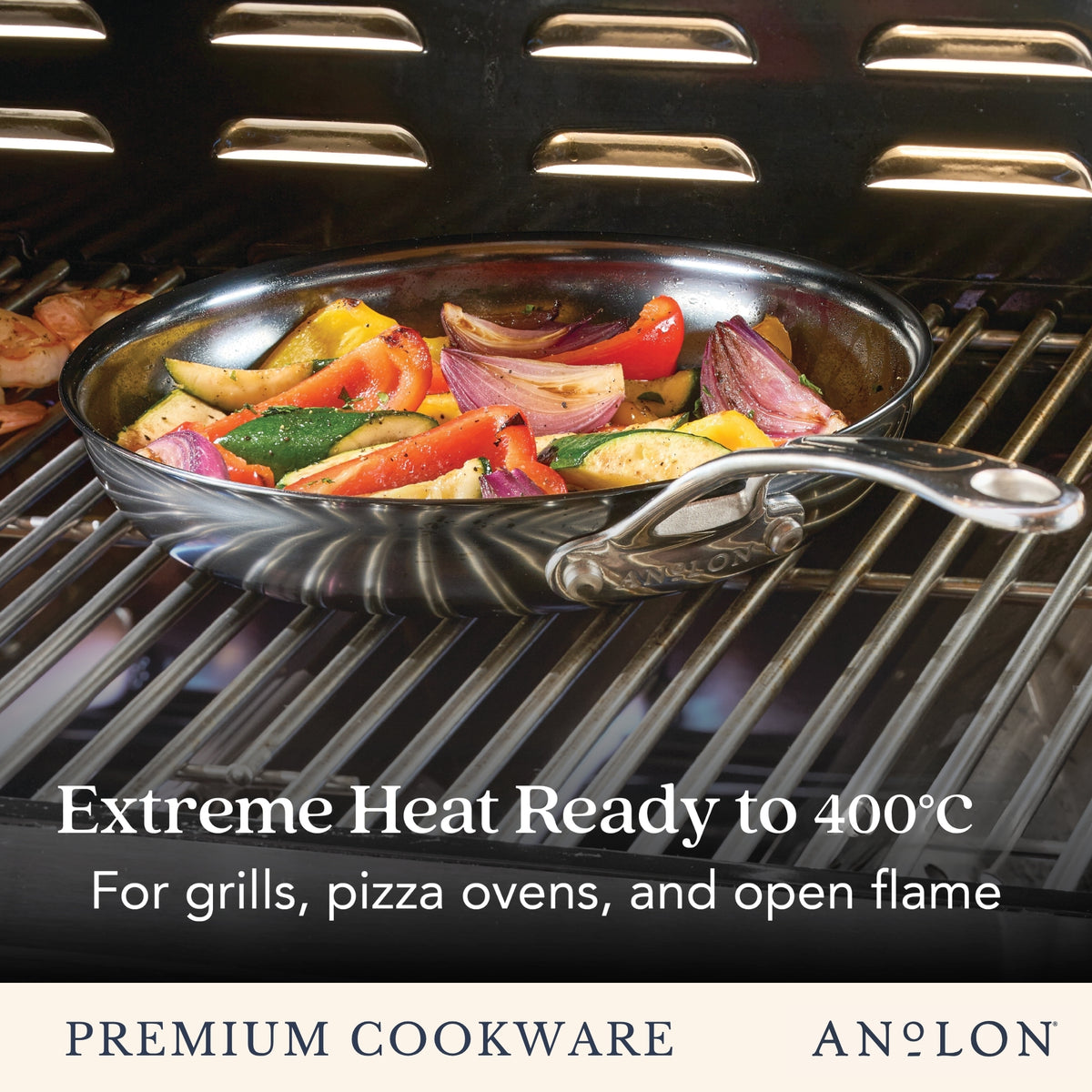 Anolon N₂ Carbon Steel Induction Skillet 25cm