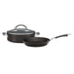 Anolon Endurance+ Nonstick Induction Open French Skillet 26cm and Covered Sautéuse 28cm/4.7L