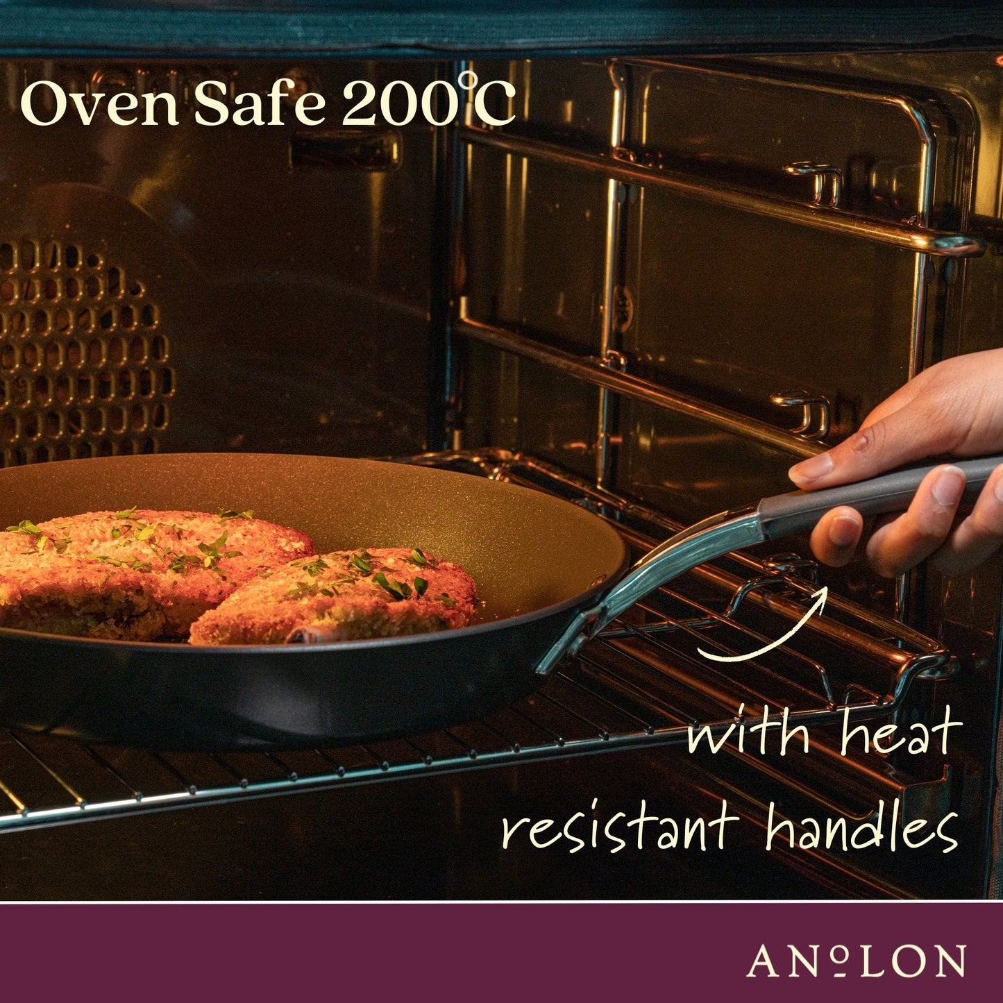 Anolon Endurance+ Nonstick Induction 3 Piece Essentials Cookware Set
