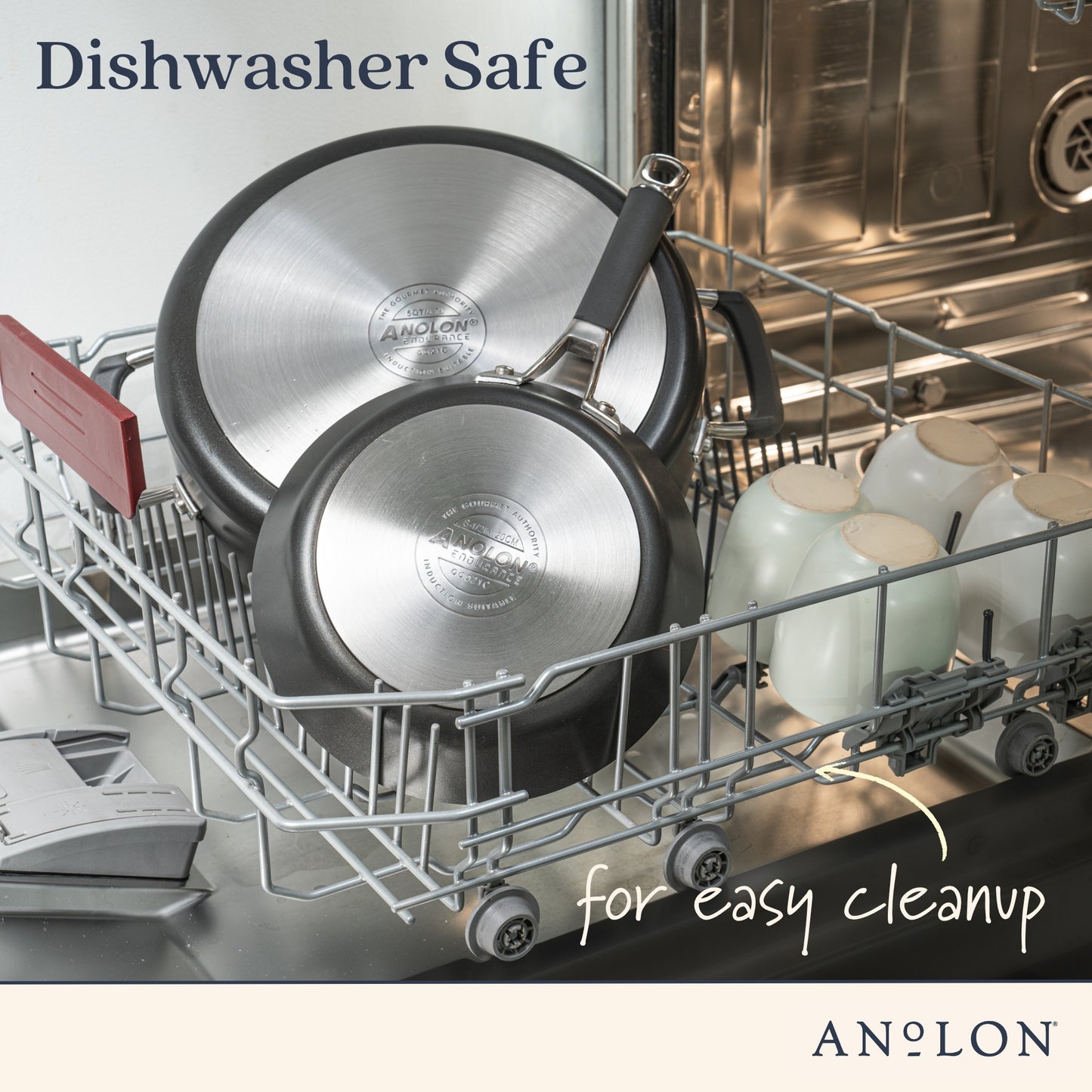 Anolon Endurance+ Nonstick Induction Skillet Triple Pack 20/24/28cm