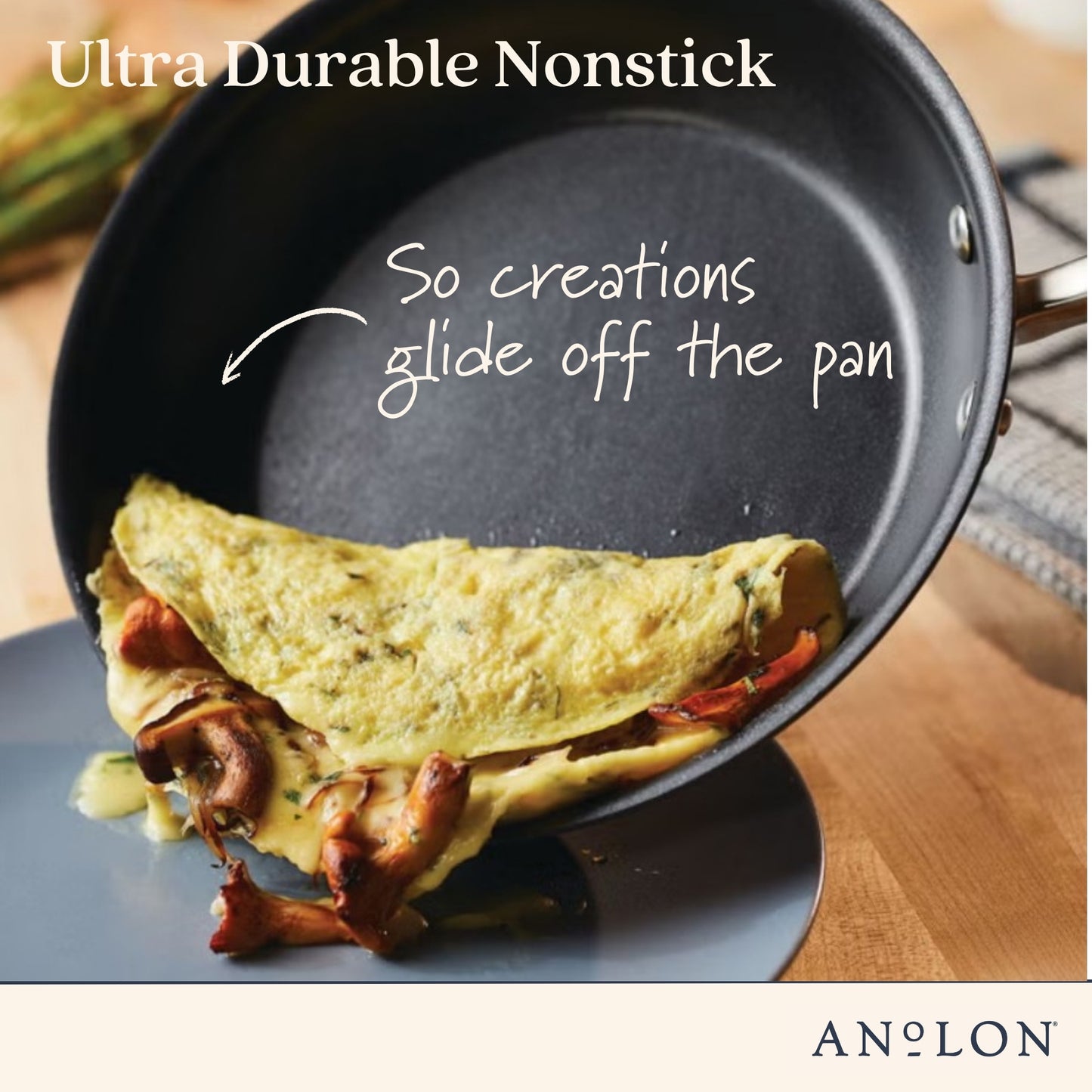 Anolon Endurance+ Nonstick Induction Stockpot Bonus Pasta Insert 24cm/7.6L