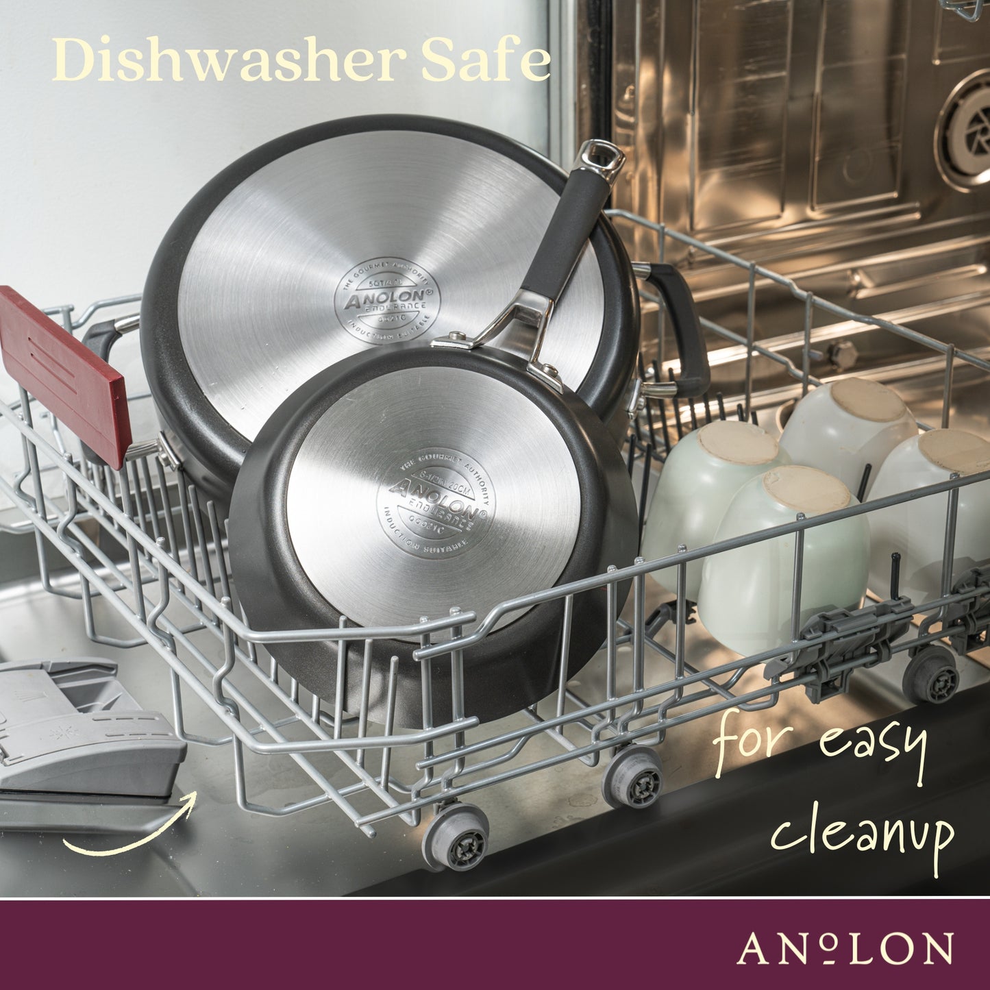 Anolon Endurance+ Nonstick 3 Piece Cookware Set