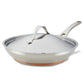 Anolon Nouvelle Copper Stainless Steel Covered Skillet 30cm
