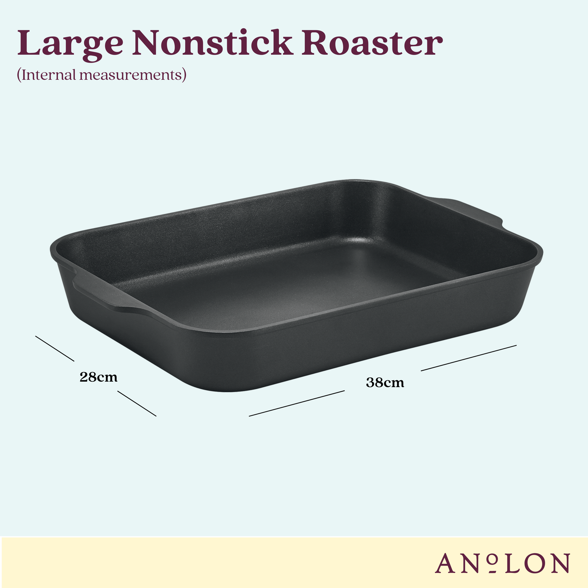 Anolon Large Nonstick Roaster 38 x 28 x 6cm Anolon Australia