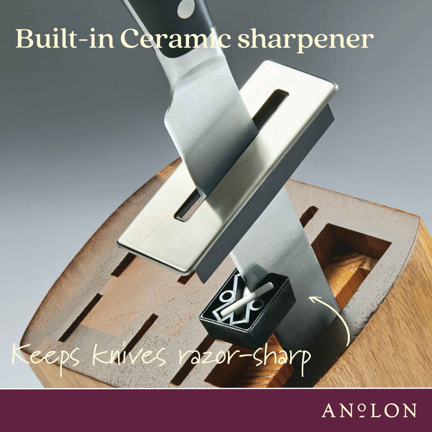 Anolon 8 Piece Knife Block Set