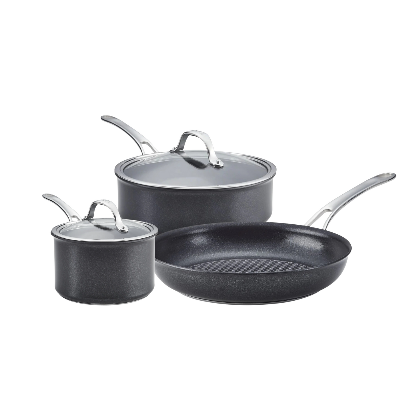 Anolon X Hybrid Stainless Steel Nonstick Induction 3 Piece Set
