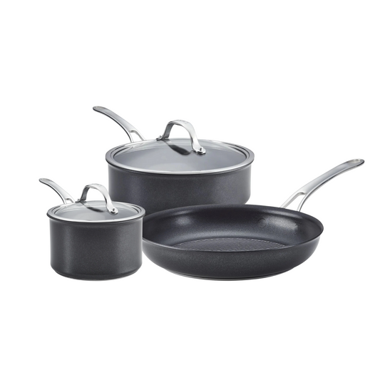 Anolon X Hybrid Stainless Steel Nonstick Induction 3 Piece Set