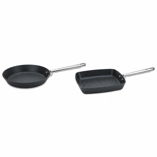 Anolon Professional Nonstick Twin Pack 24cm Skillet/24cm Grill Pan