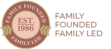 Family Founded, Est. 1986, Family Led