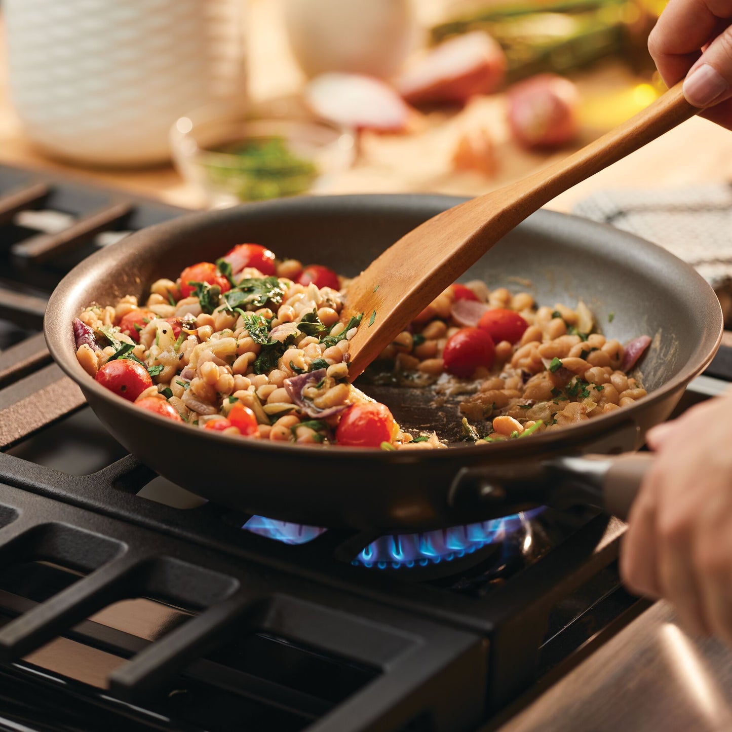Anolon Advanced Home Nonstick 11 Piece Cookware Set Bronze