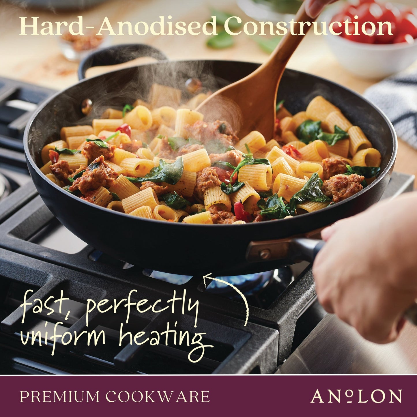 Anolon Advanced Home Nonstick 11 Piece Cookware Set Onyx