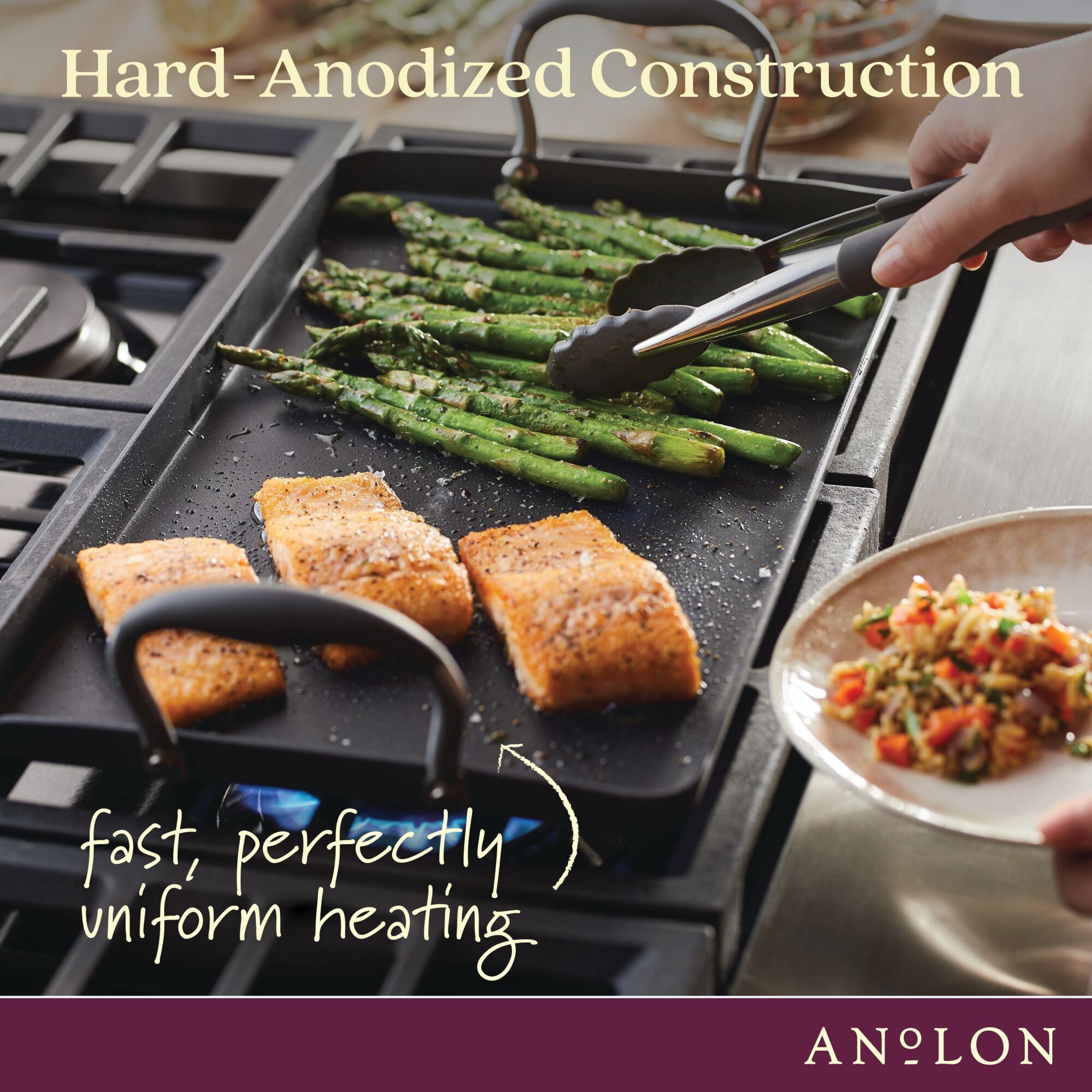 Induction double deals burner griddle
